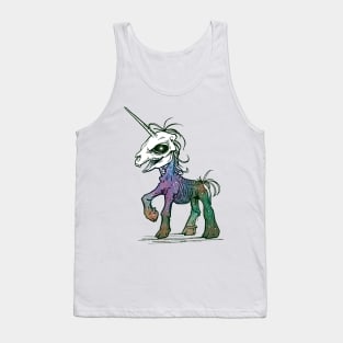 Zombie Unicorn Skull Tank Top